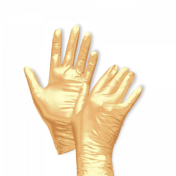 Fancy gold Nitril pdfr Gr. S  10x100St
