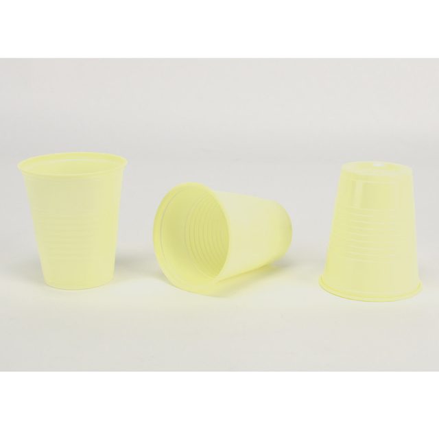 Mundspülbecher gelb 1000St Krt