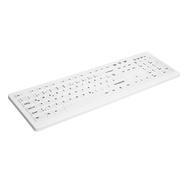 Tastatur Desktop Style Kabel weiss St