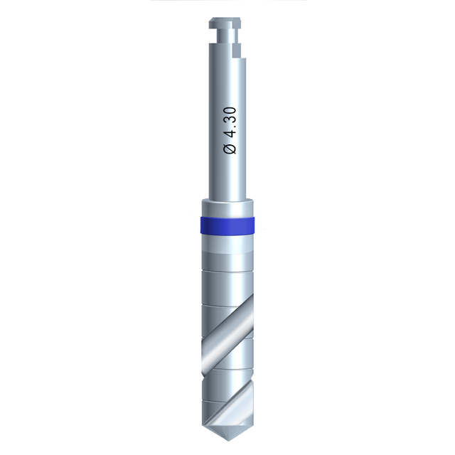 HI-TEC Instrument alle Systeme, Finalbohrer Durchm. 4.3 mm mit Außenkühlung