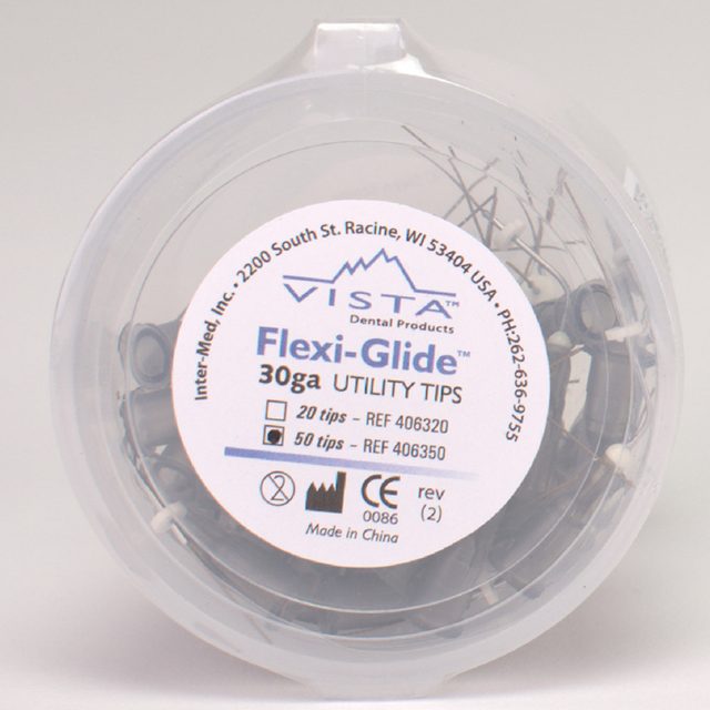 Flexi-Glide Ultility Tips 30ga schw.50St
