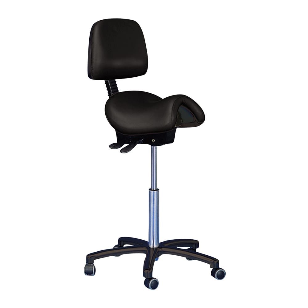 Bambach Sattel m. Lehne schwarz St