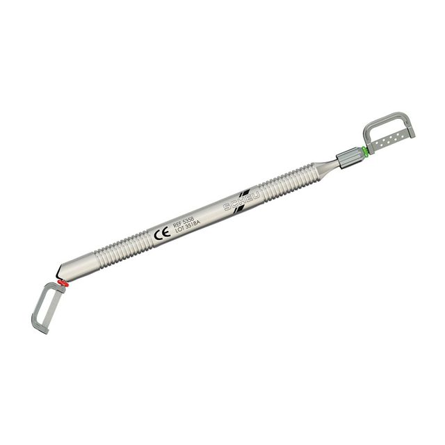 Edelstahlhalter gerade und abgewinkelt, Stück