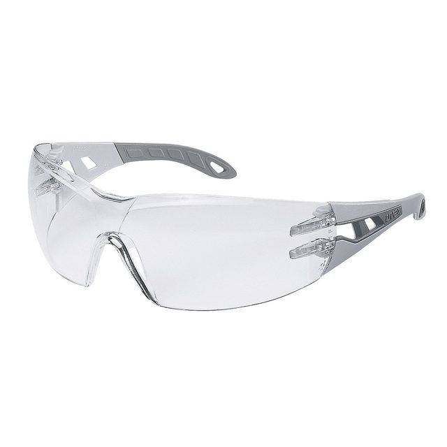 Schutzbrille Uvex iSpec Pure Fit hellgrau/grau, Stück