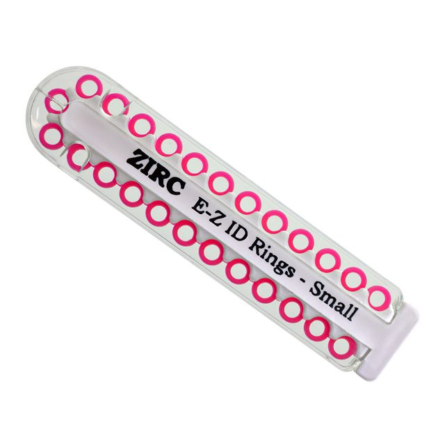 EZ-ID Markierungsringe klein neonpink, 25 Stück