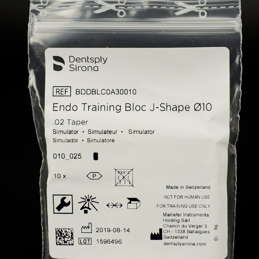 Endo Training Block J-Shape 10DS  10St