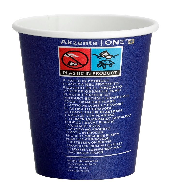 Akzenta ONE Pappbecher magicblue 20x50St