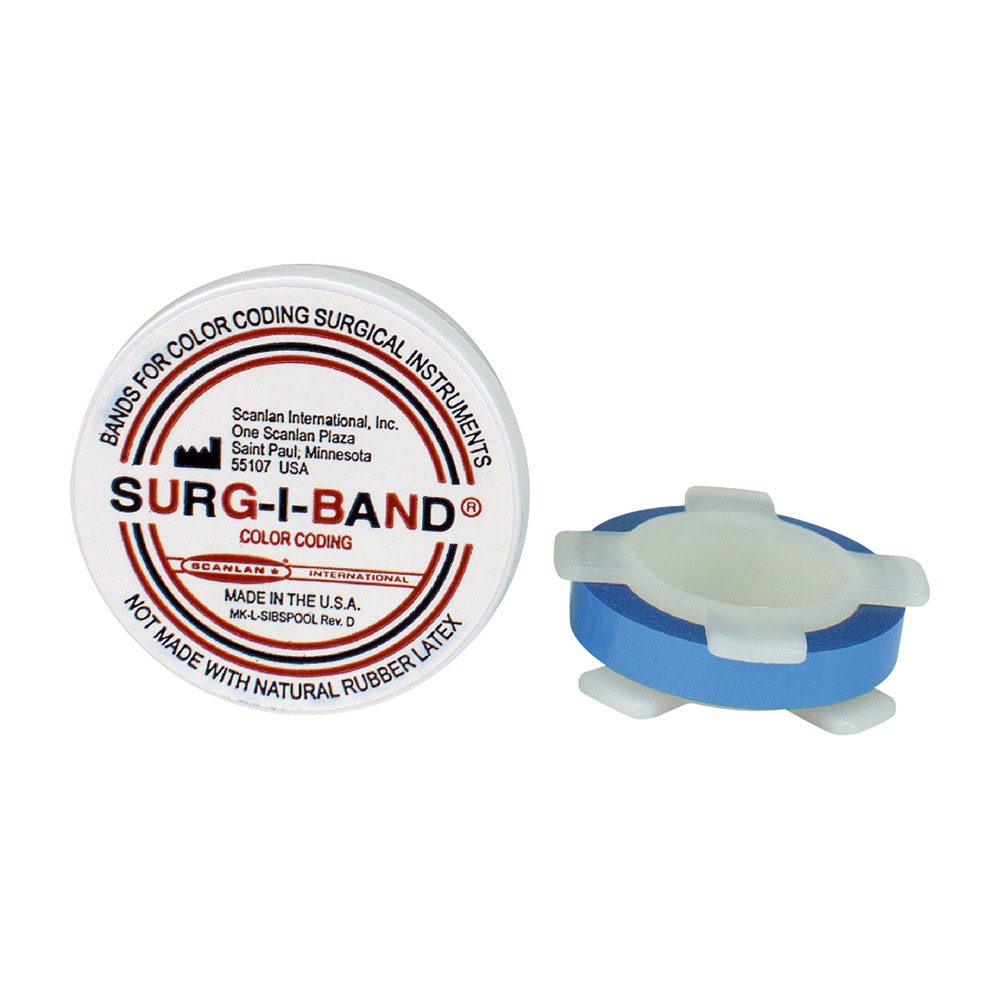 Surg-I-Band hellblau 6,20m x 6mm Rolle