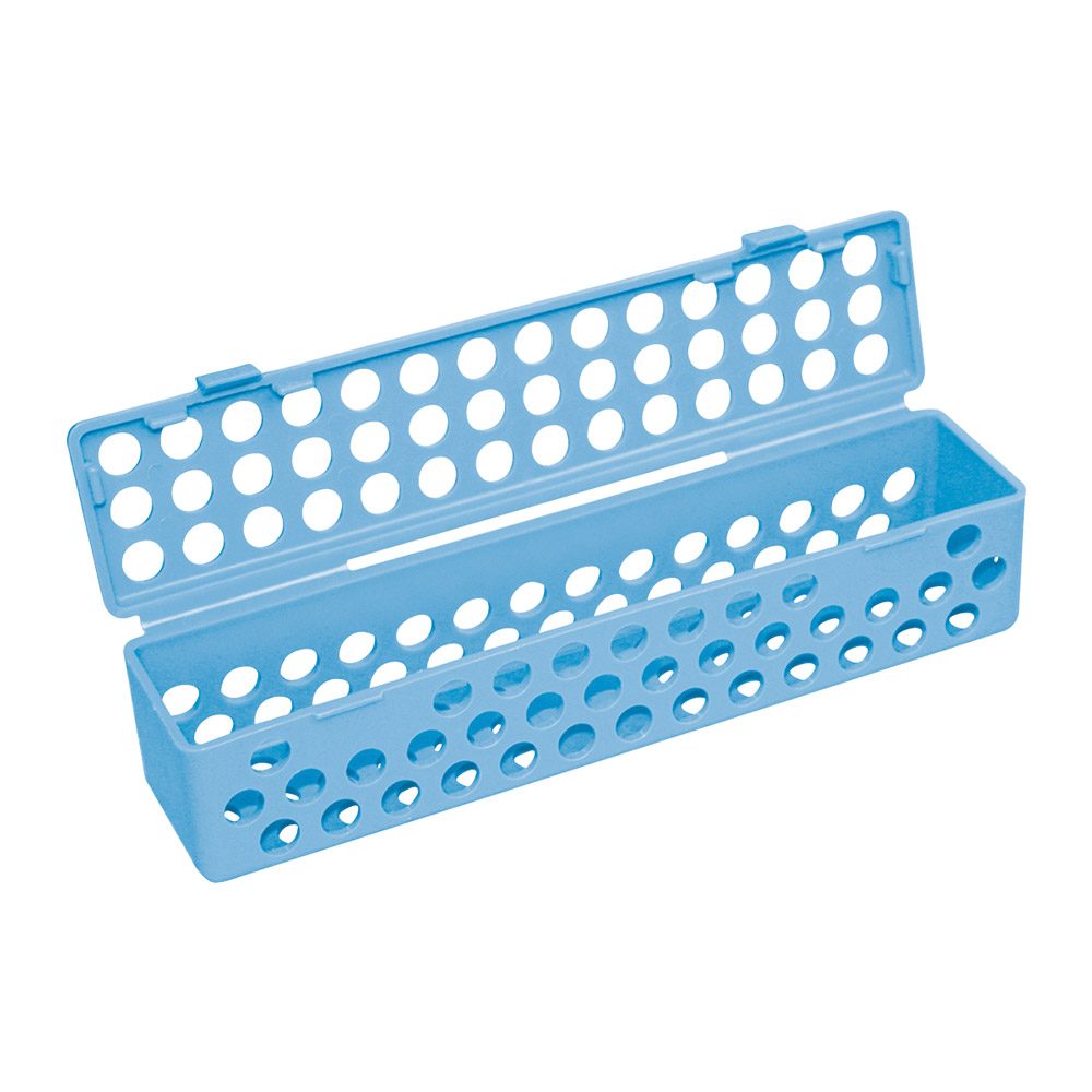 Steri-Container std. neon blau St