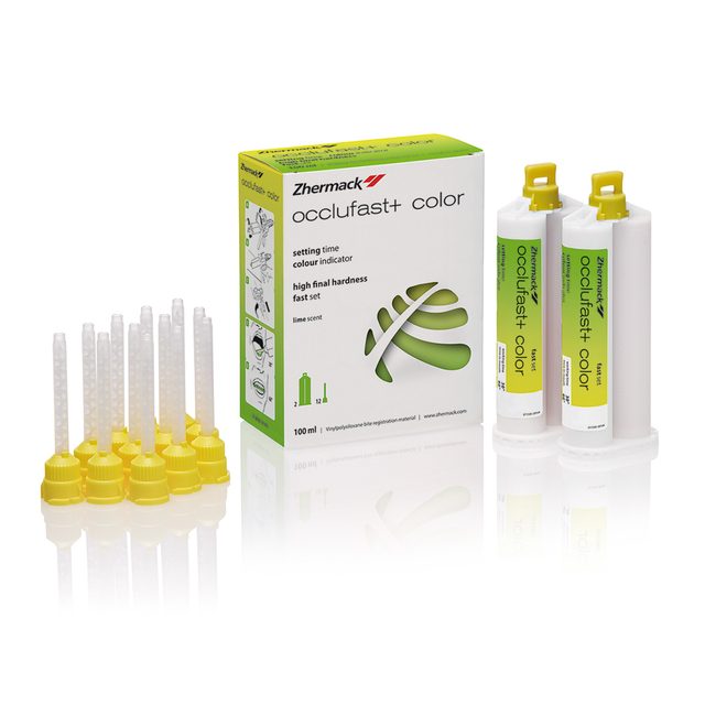 Occlufast+ Color, 2 x 50 ml + 12 Mischkanülen