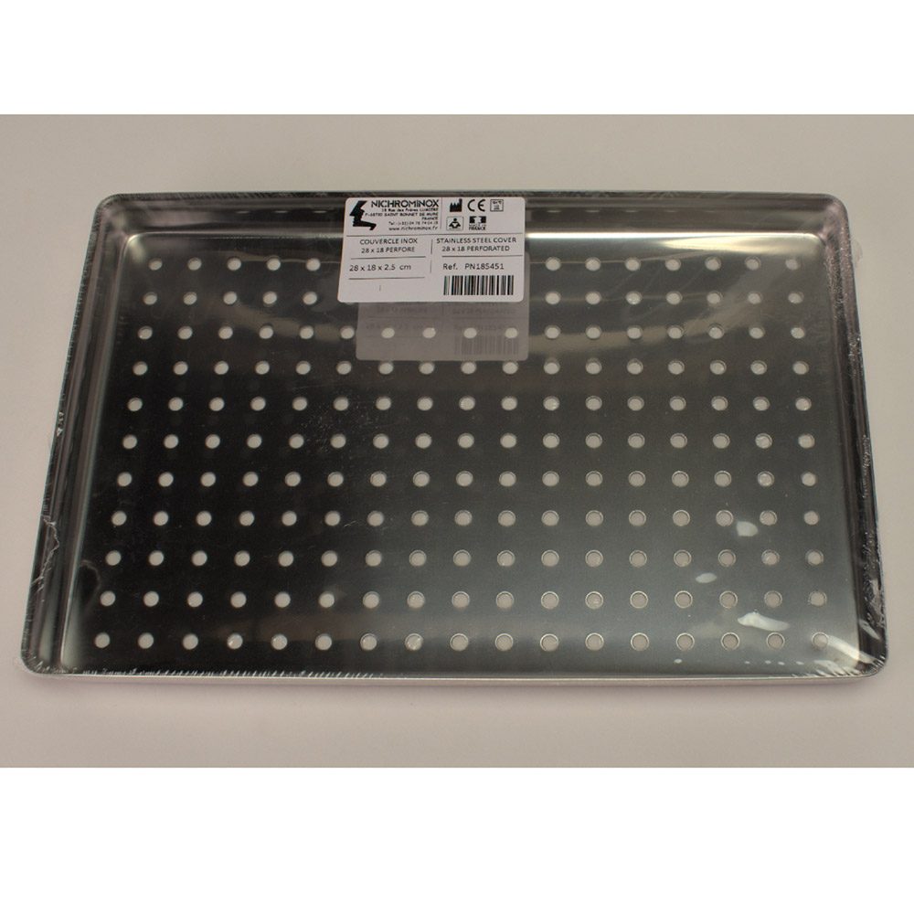 Norm-Tray RS Deckel gelocht 28x18cm St