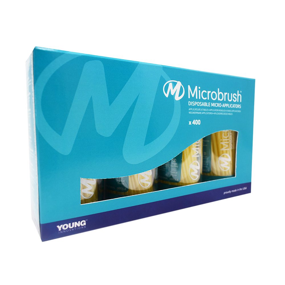 Microbrush fine yellow  400St