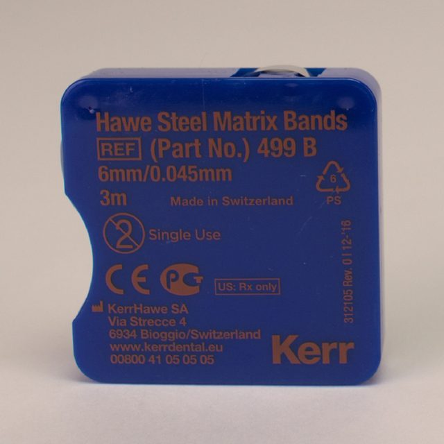 Matrizenband Hawe 499/B 6mm Pa