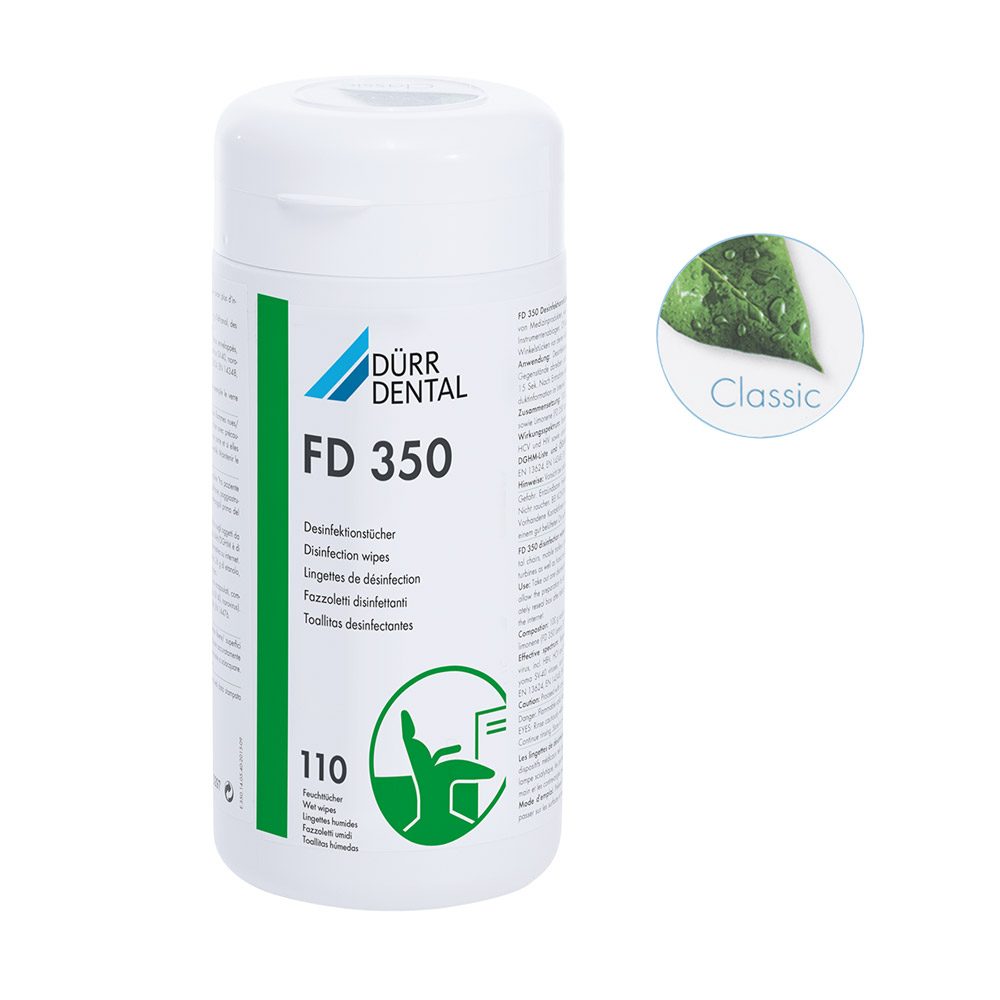 FD 350 Desinfektionstücher, 12 Beutel Nachfüllpackung