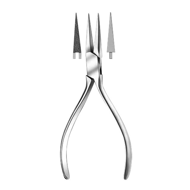 Spitzzange gerieft RS 1325 1/2, Stück