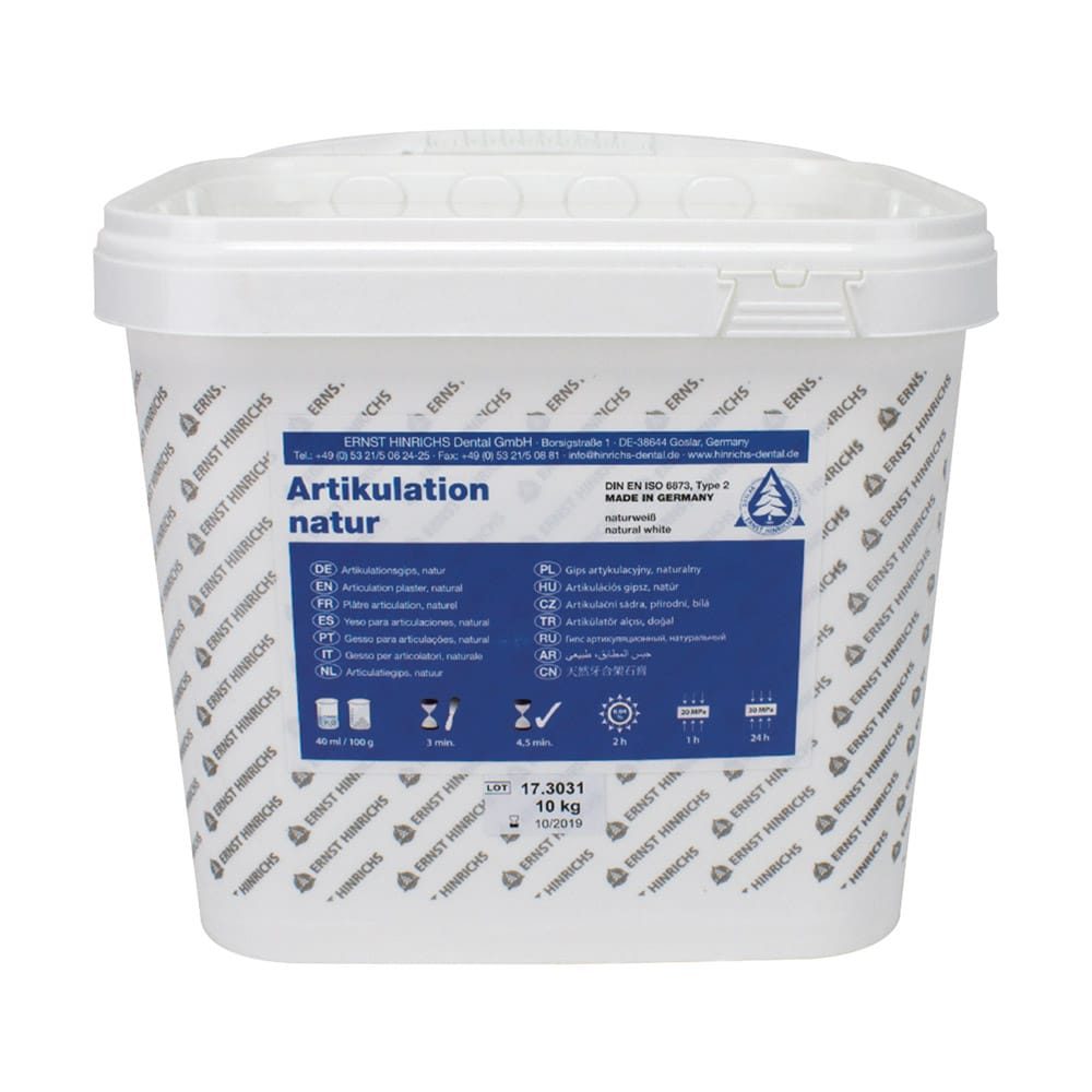 Artikulationsgips naturweiss 10Kg