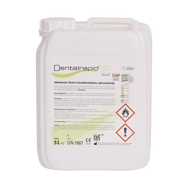 Dentalrapid SD wipes lemon M 2x240Bl Rl