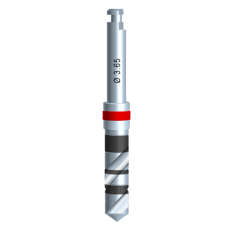 HI-TEC Instrument alle Systeme, Finalbohrer Ø 3.65 mm mit Außenkühlung