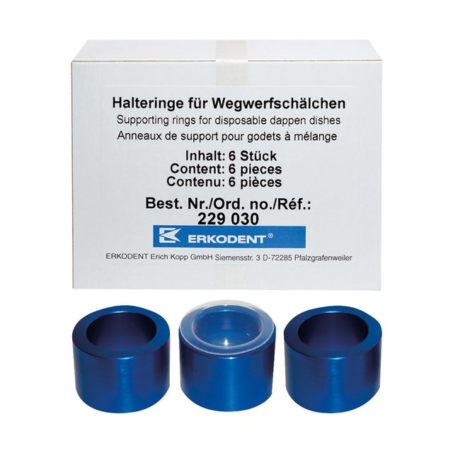 Haltering für Schälchen Erkodent, 6 Stück