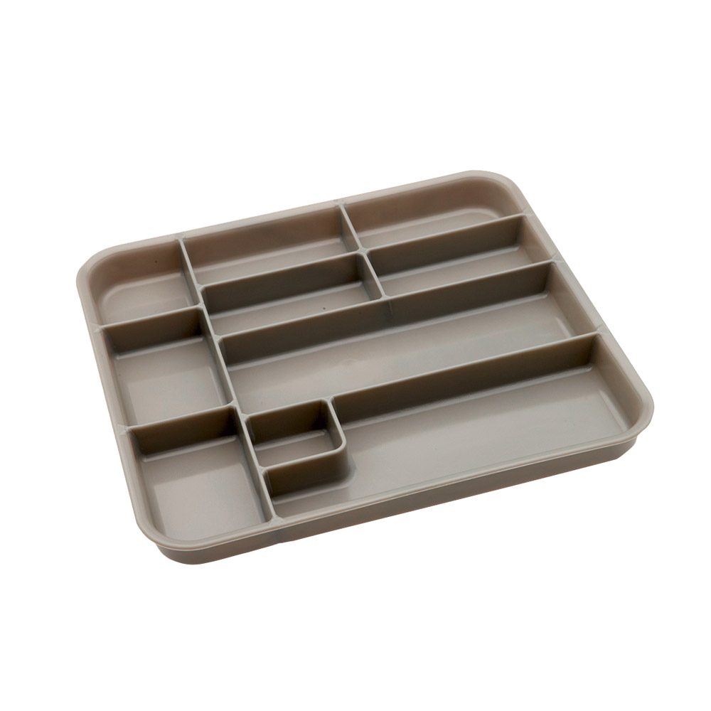 Slide-Tray grau mit Einteilung, Stück